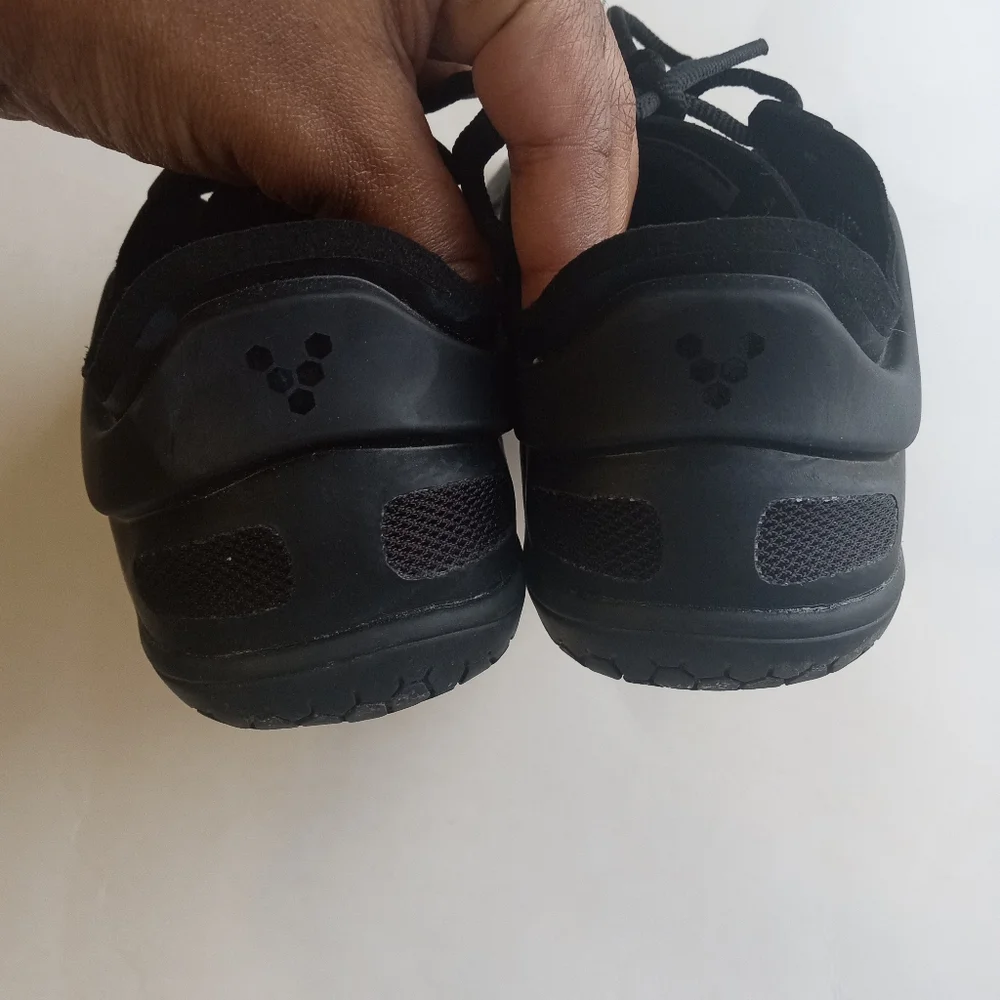 Vivobarefoot Primus Lite Trainer Running Shoe Unisex Vegan Black Leather